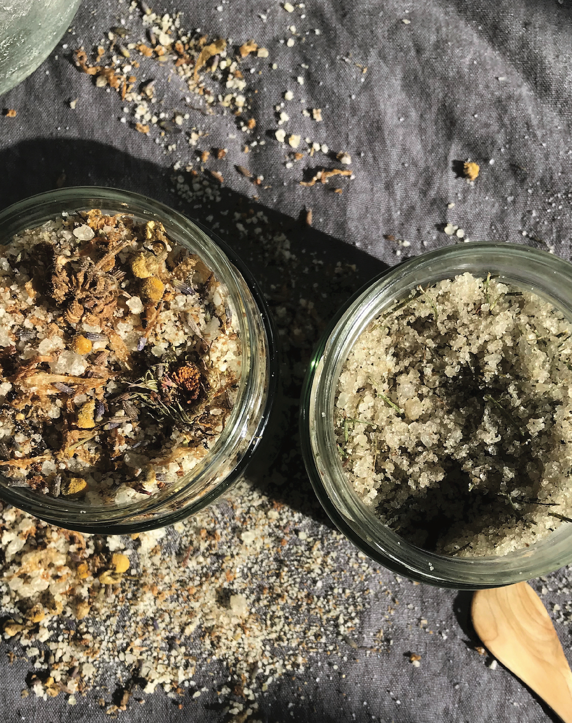 Bath Salts, the Wild Foraged way